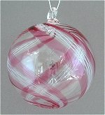 Red Latticino Ball